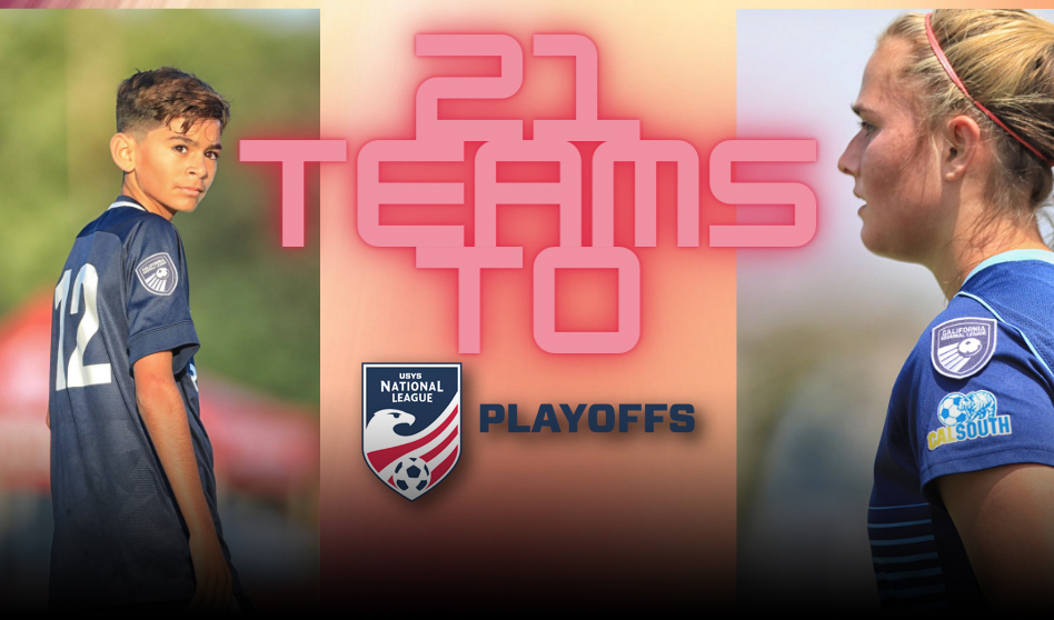 Twenty Cal South Teams Invited to USYS National League Playoffs